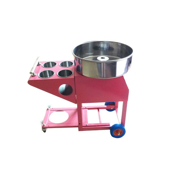 New Commercial Automatic Cotton Candy Floss Machine with Cart
