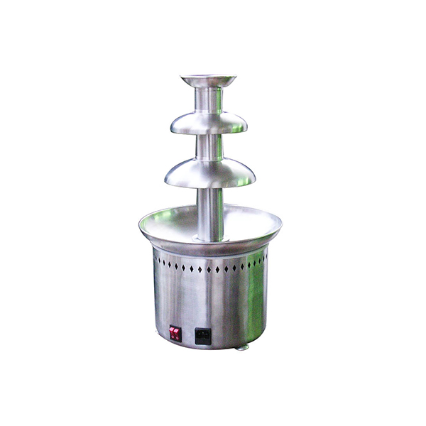 Popular Electric Stainless Steel Chocolate Fountain 3 Tiers Machinery