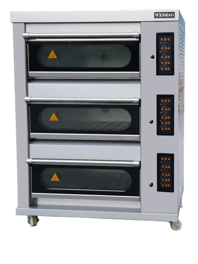 Glass Door Electric Deck Oven